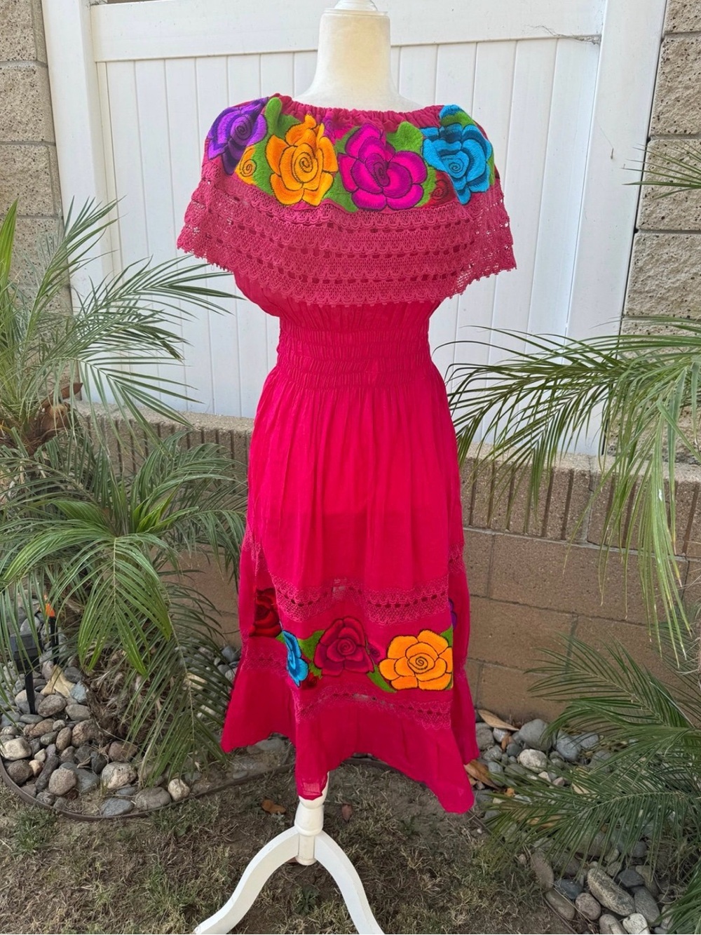 NWOT . Artisanal  Maria bonita Mexican Maxi dress.